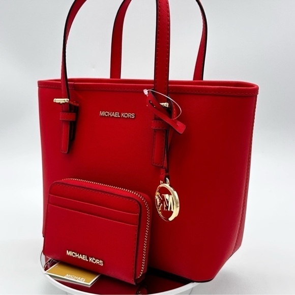 Michael Kors Jet Set Travel Extra-Small Top Zip
Tote Bag & ZA Card Case Wallet - Picture 3 of 9